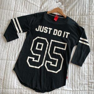 Nike 'Just Do It' 95 Cotton Shirt 3/4 Sleeve
